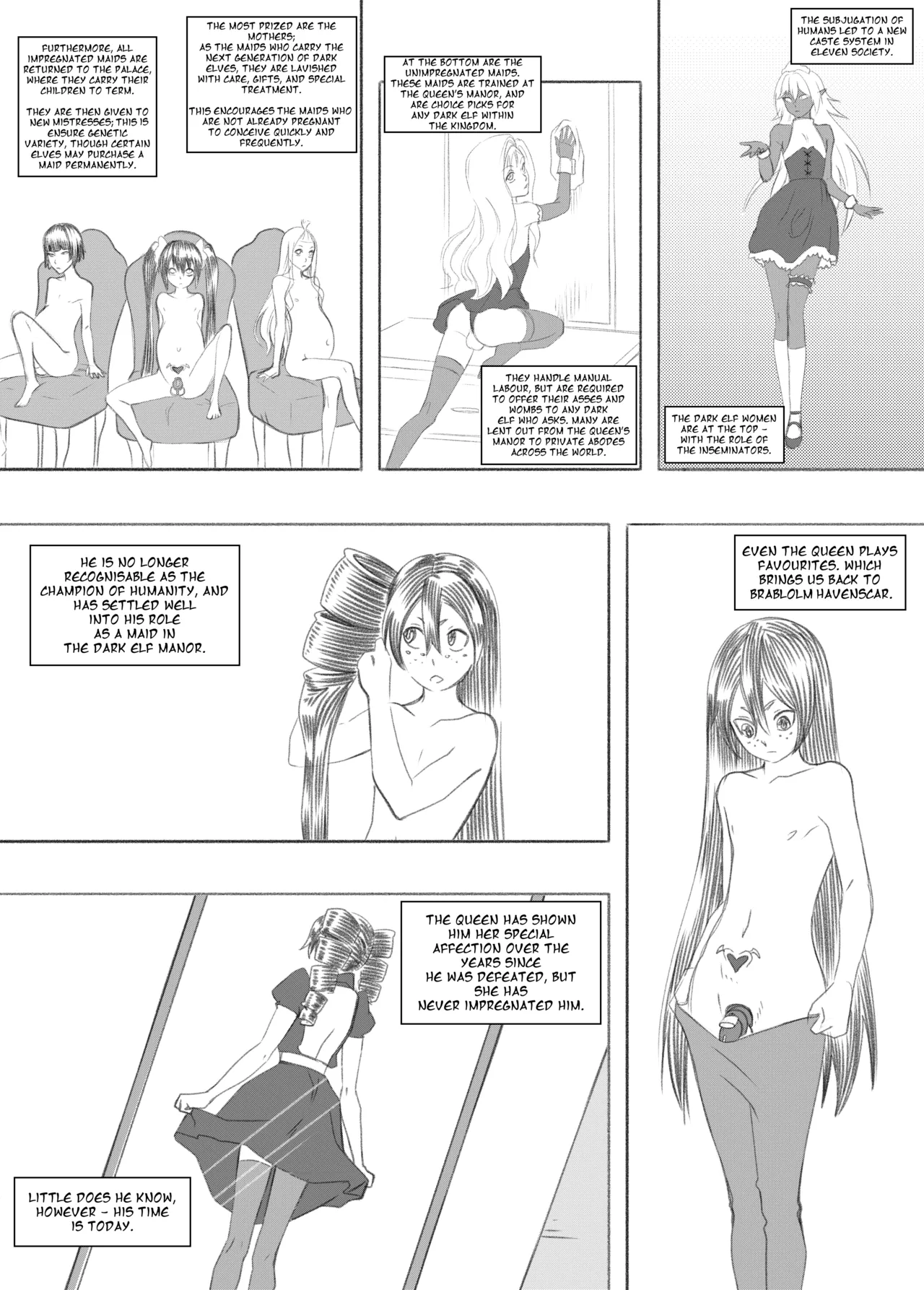 Tomgirl Maid at Dark Elf Manor - page 7 full