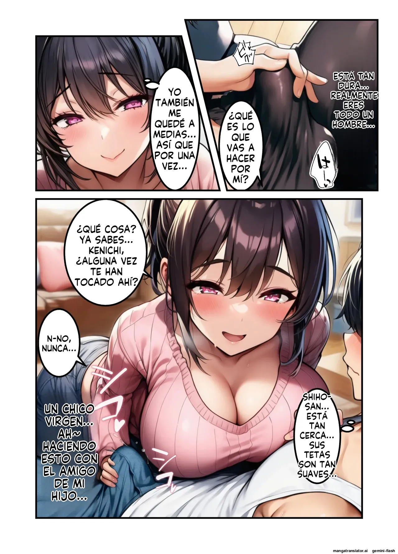 Onani o mi rareta hitodzuma  ga nozoki danshi no chinko ni netora reta - 撮影記録イラスト係  MTL page 9 full