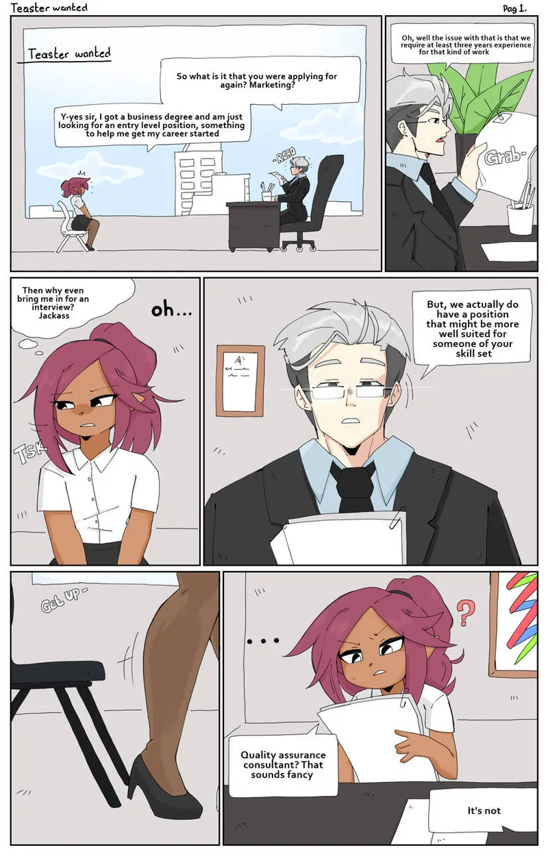 Taster Wanted page 1 full