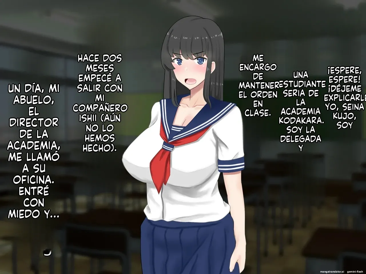 Kyonyuu Joshigakusei Daikirai na Sekuhara Kyoushi to Gakunai Kozukuri Seikatsu!  MTL page 11 full