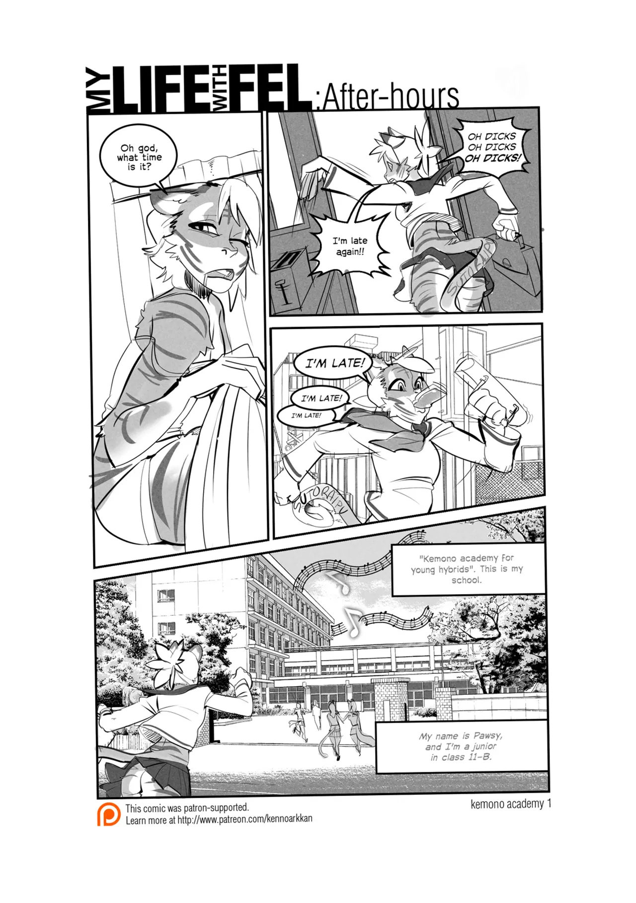 MLWF: After-Hours Kemono Academy page 2 full