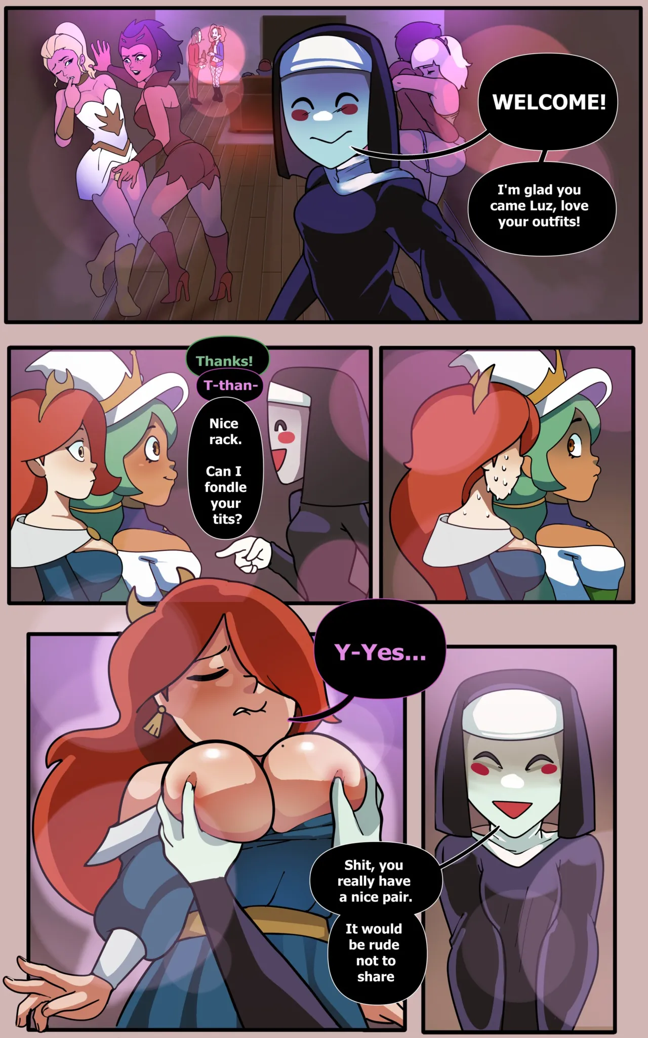 Amity & Luz's Halloween Party page 2 full