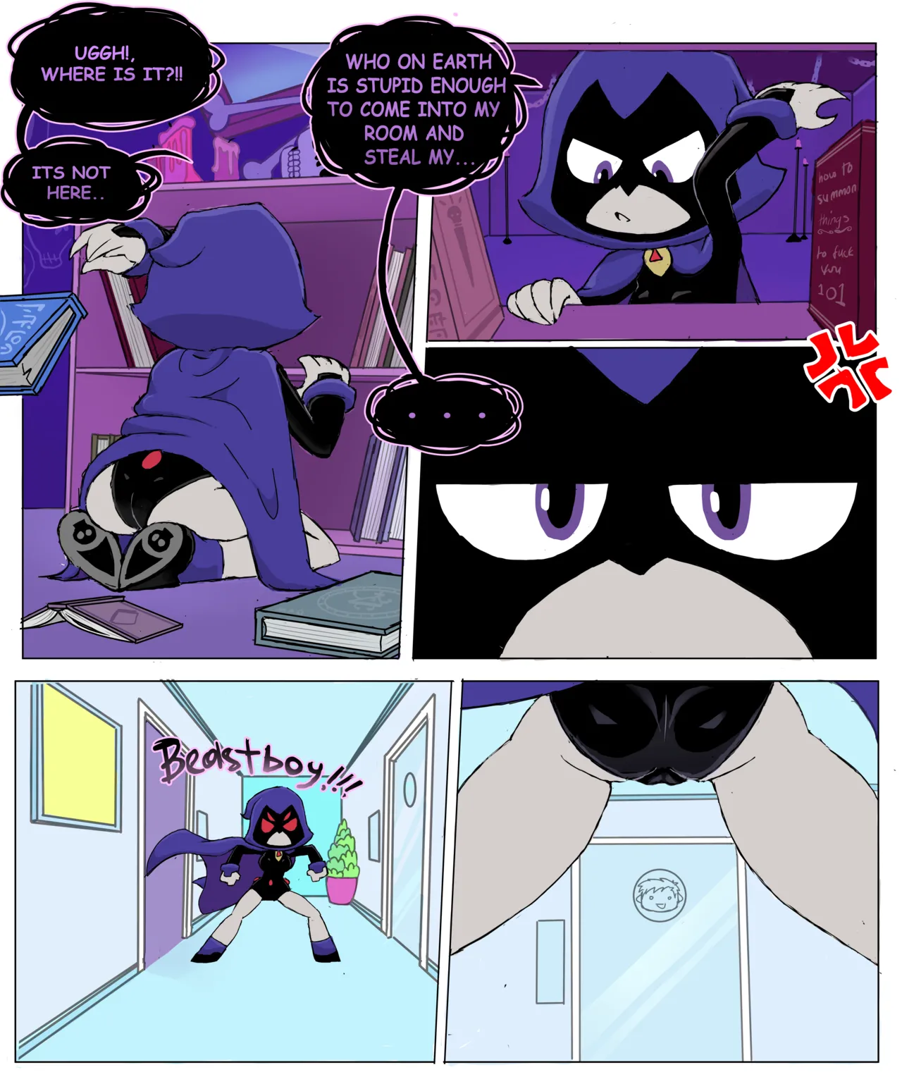 Teen Titans Comic page 1 full
