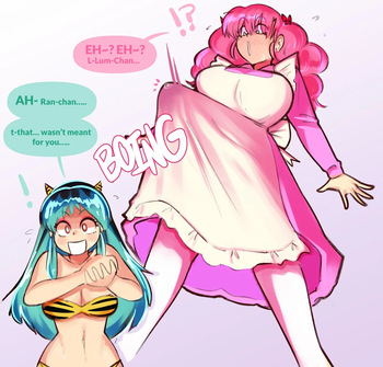[honeyboyy] Lum’s scheme backfires on her (Urusei Yatsura) cover
