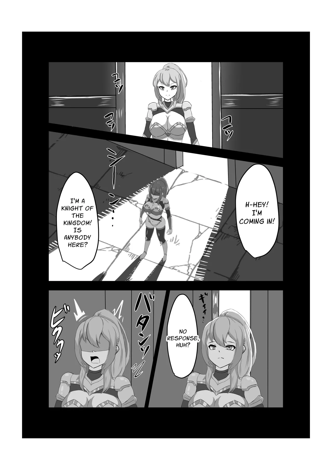 Futanari Onna Kishi, Zako Chinpo Naburare Renzoku Shasei de Buzama ni Inma Ochi suru | Futanari Knightess Has Her Weakling Dick Tormented and Brought To Climax Over and Over Again, She Abysmally Falls To The Dark Side page 9 full