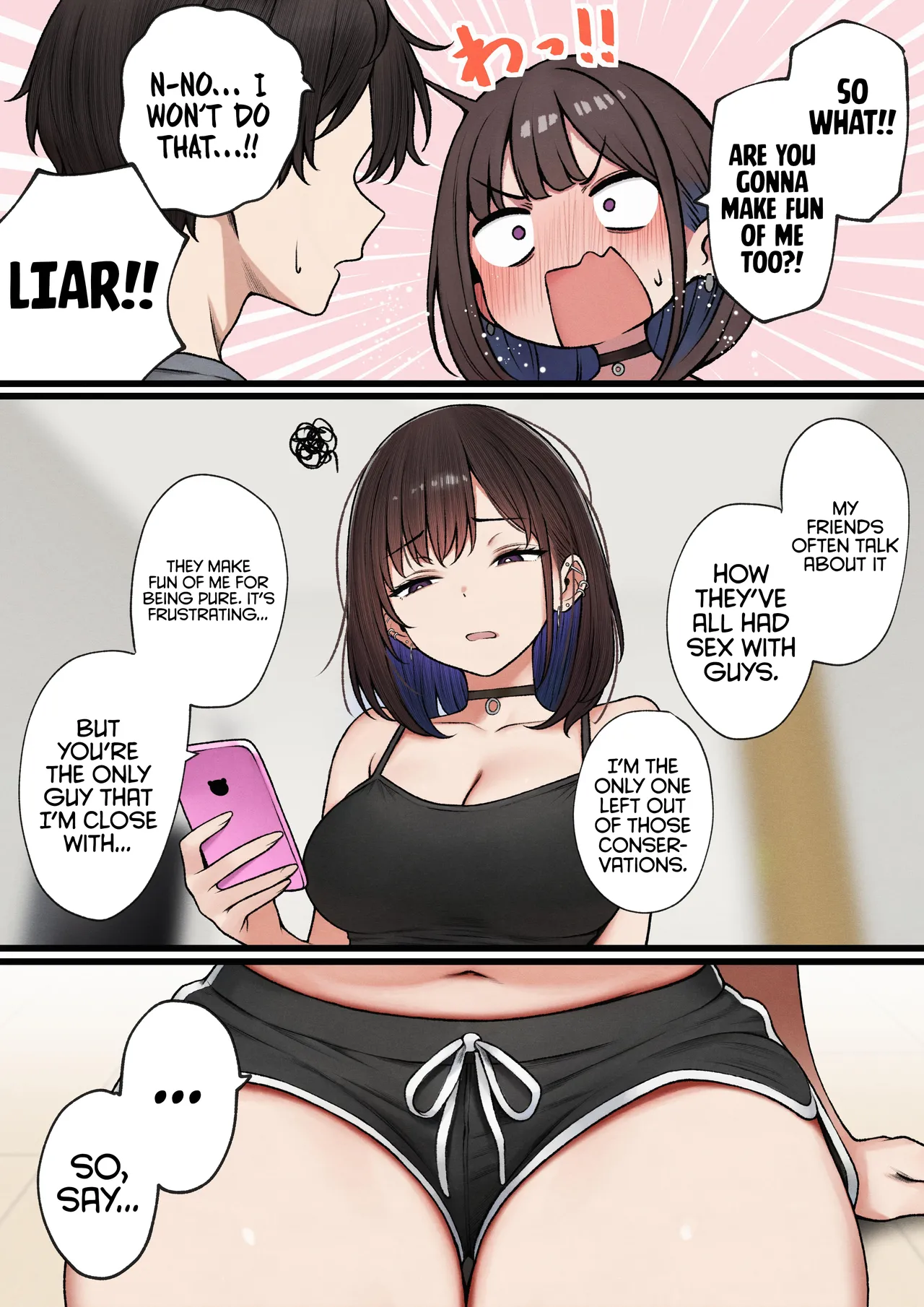 Boku no Heya ga Osananajimi Gal no Yaribeya ni Natta Hanashi | The story of how my bedroom became my gyaru childhood friend's fuck-room page 11 full