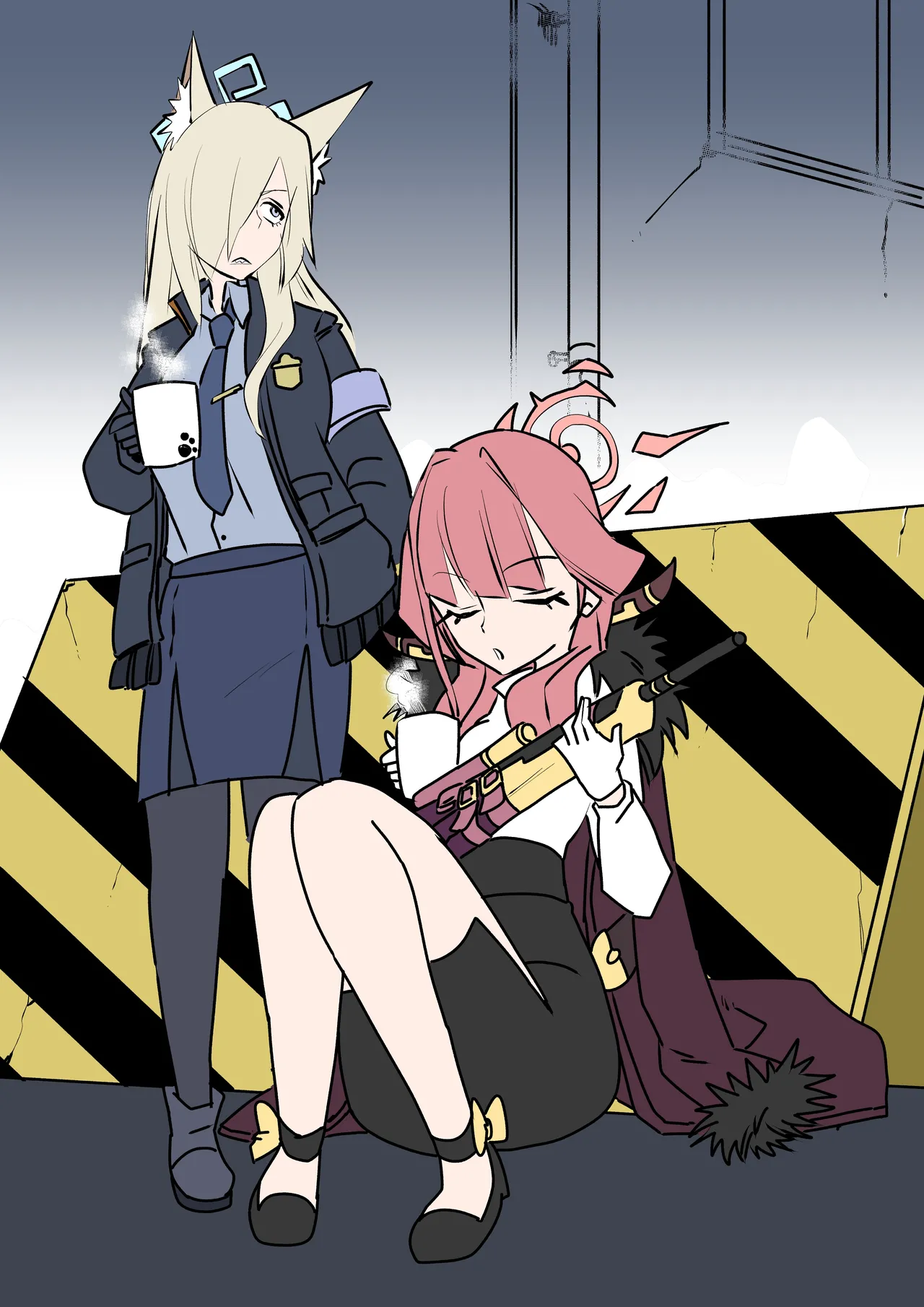 身体が勝手に動いちゃう？アウトローと狂犬 page 1 full