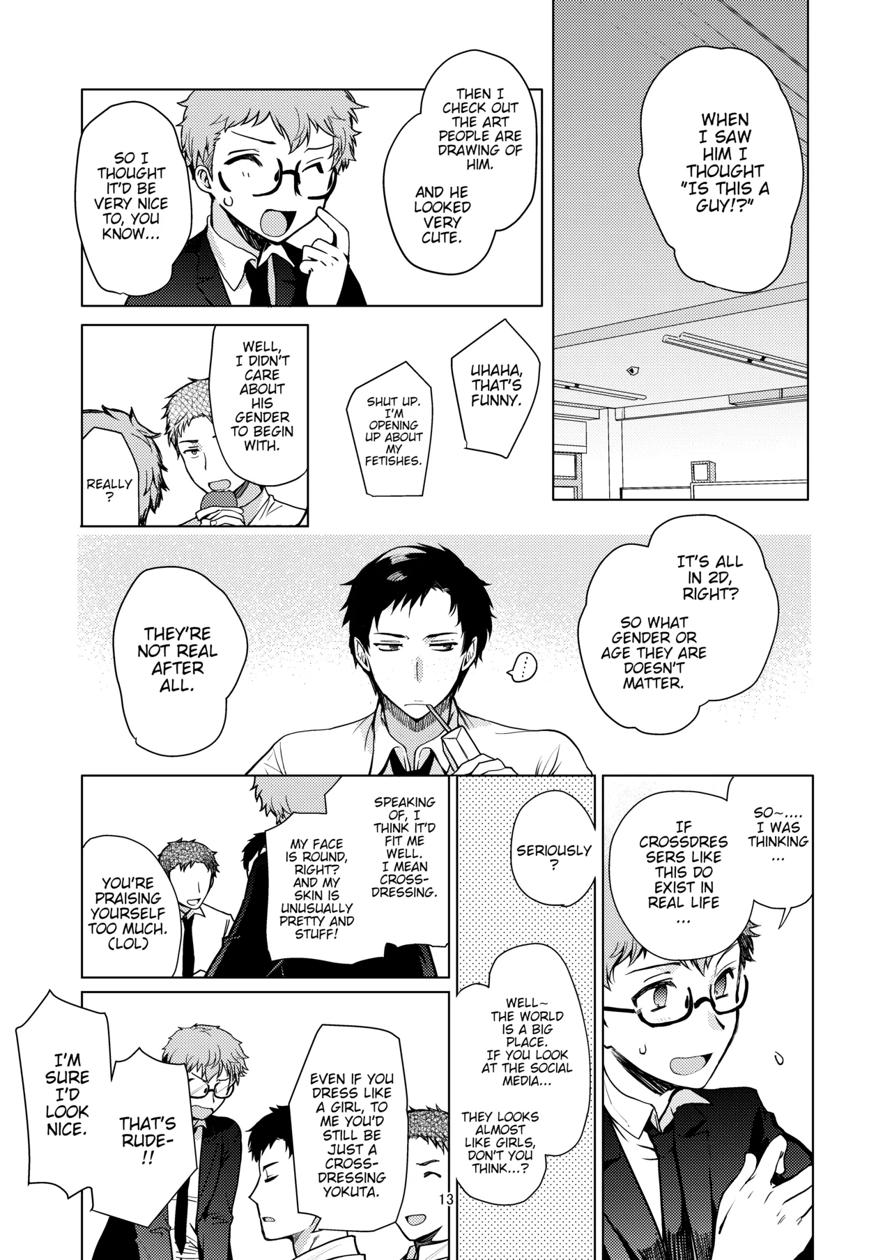 Josou Haishinsha Ryoujoku 2 ~Doukyuusei mi Bare Nama Haishin~ | Crossdressing Streamer 2 ~ Exposed Live to His Classmates page 12 full