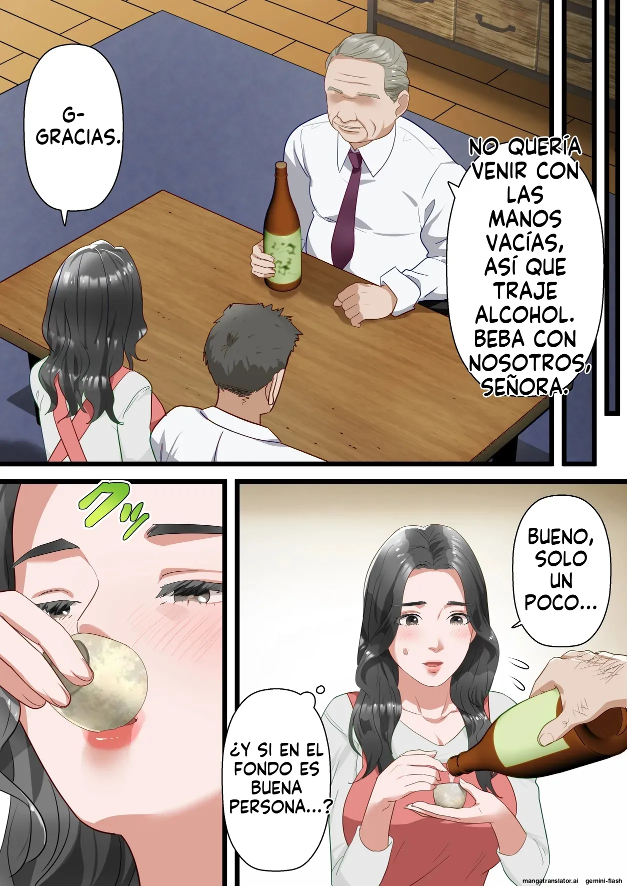 Kokoro Yasashii Hitozuma ga Otto no Joushi ni Nakadashi o Kongan Suru made  MTL page 12 full