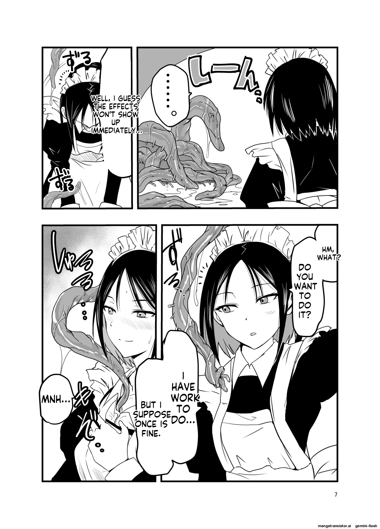 Maid with Tentacle page 7 full