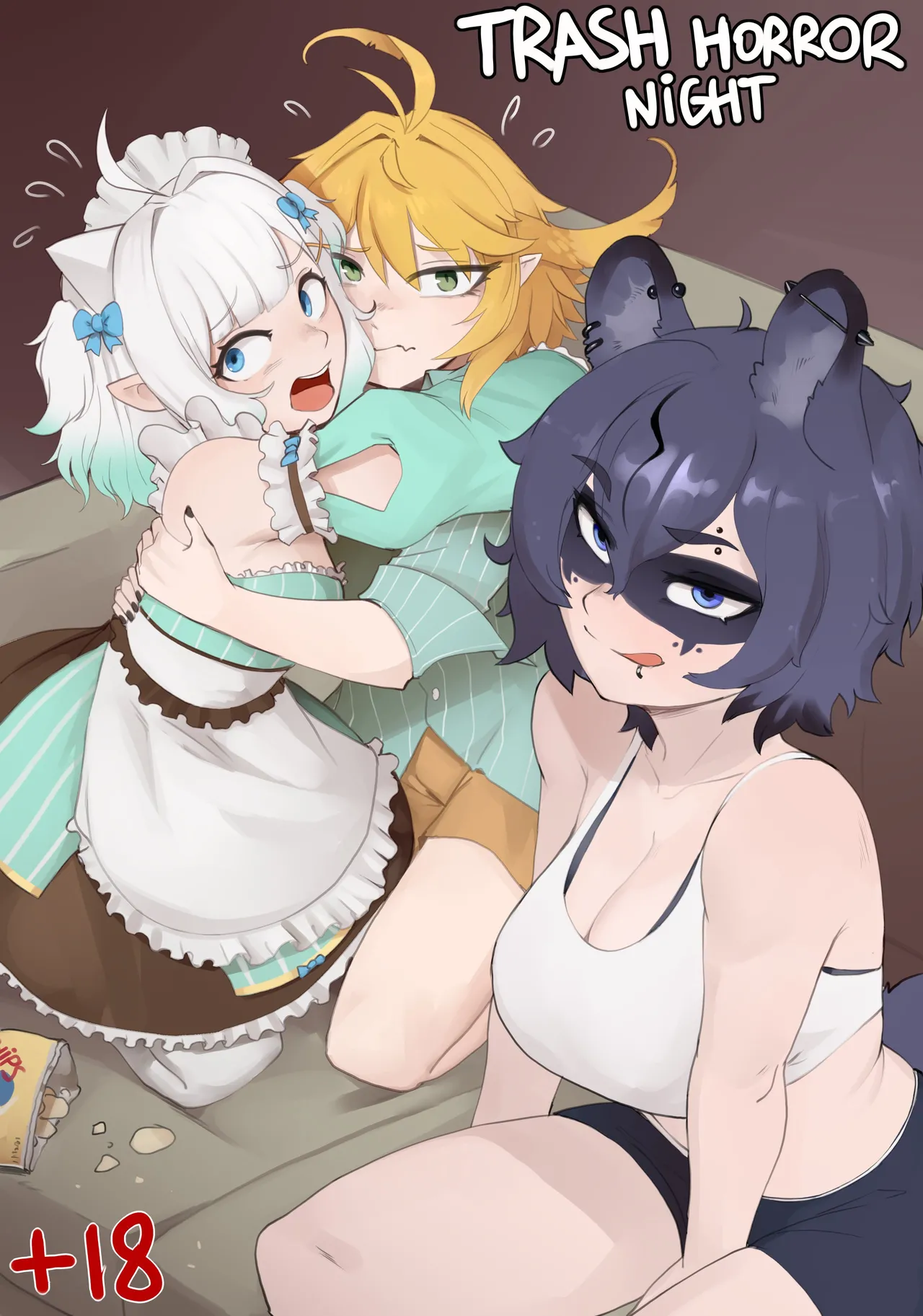 Trash horror night page 1 full