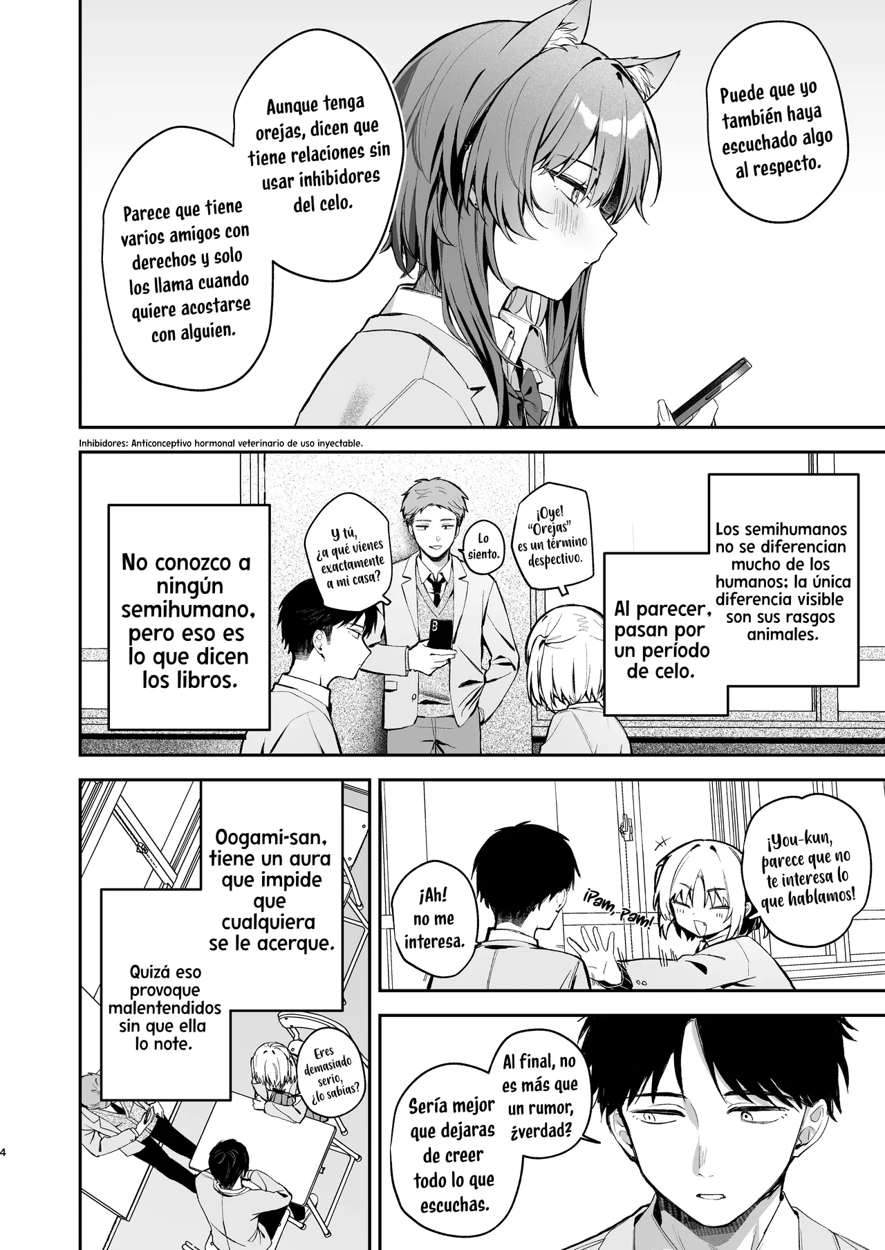 Oogami-san to Hishokusha no Ore｜Me convertí en la presa de Oogami-san page 4 full