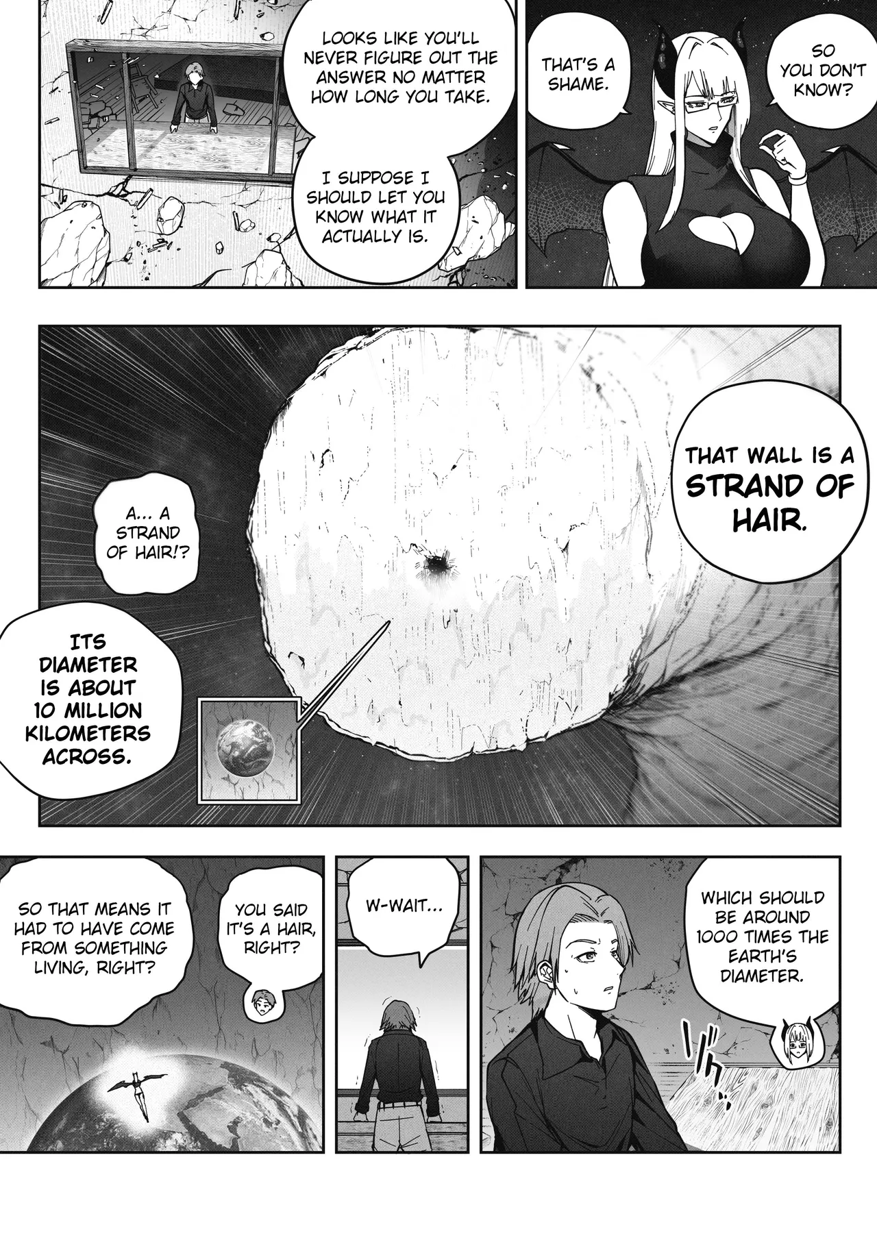 A 168 Billion km Tall Girl Toys with the Mere 10,000 km Earth page 8 full