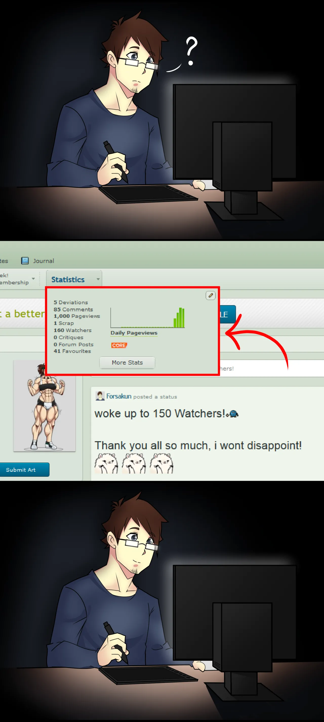 Forsakun Twitter and Deviantart page 5 full