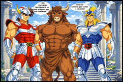 Theme: Minotaur – Part 4 – Saint Seiya – Artist: Nikocreations –  –