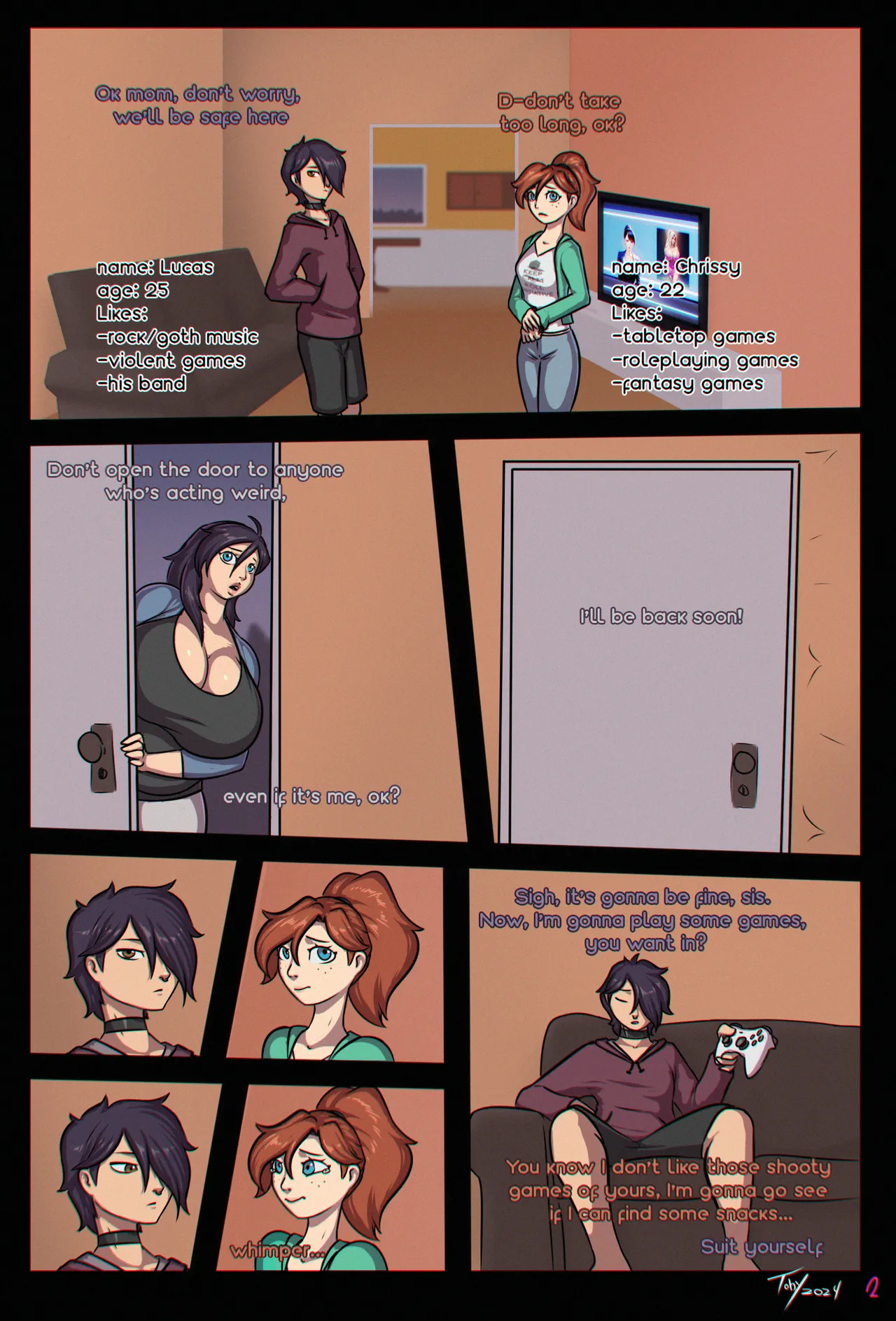 Night of the Shambling Bimbos page 2 full