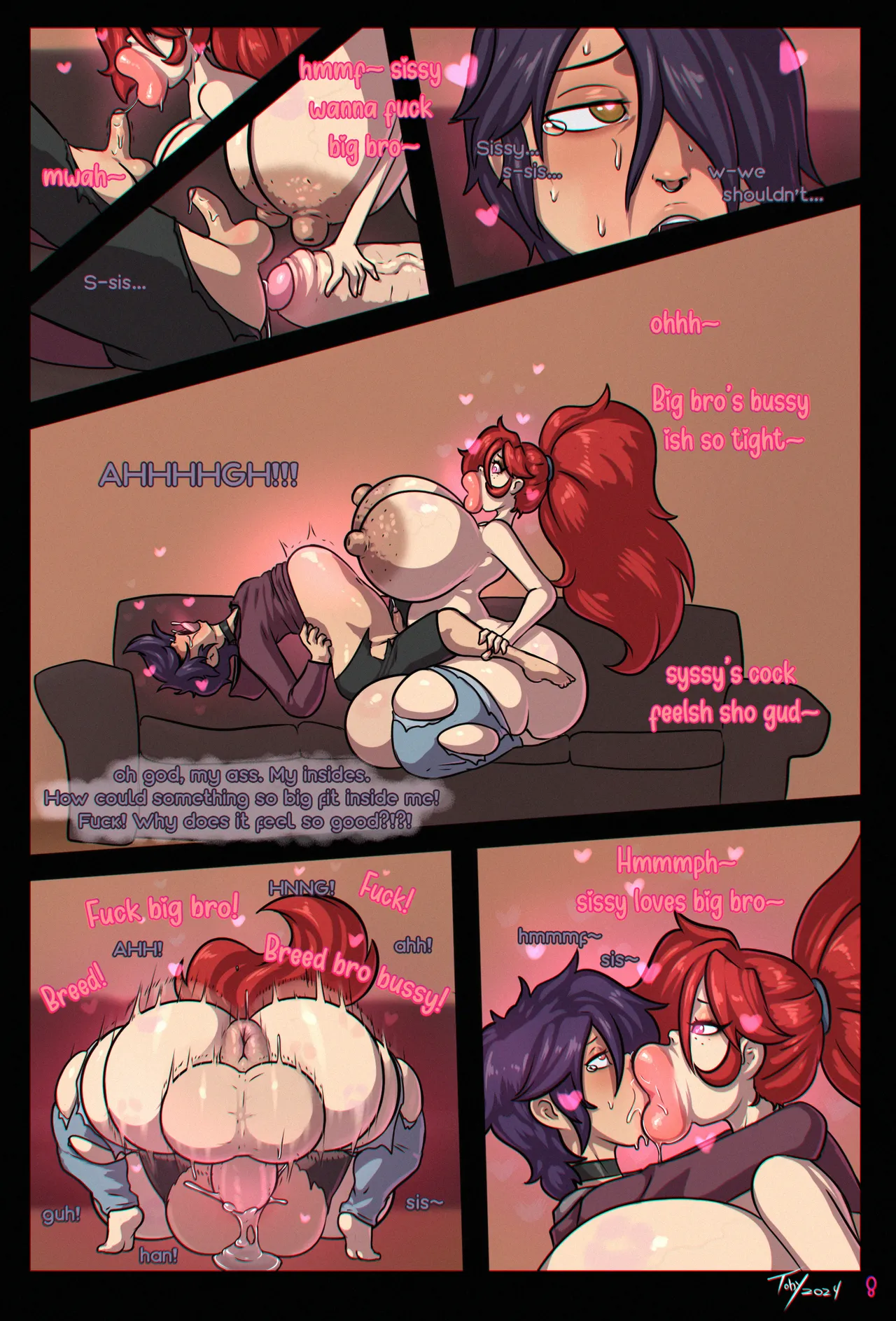 Night of the Shambling Bimbos page 8 full