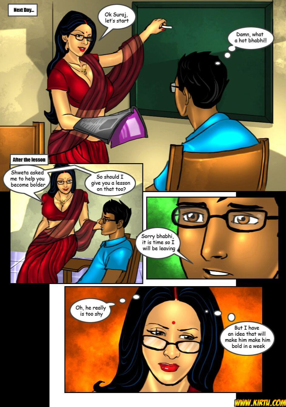 Savita Bhabhi Episode 18 Tution Teacher Savita page 4 full