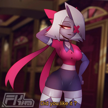 [FKim] Short Hair Vaggie (Hazbin Hotel) cover