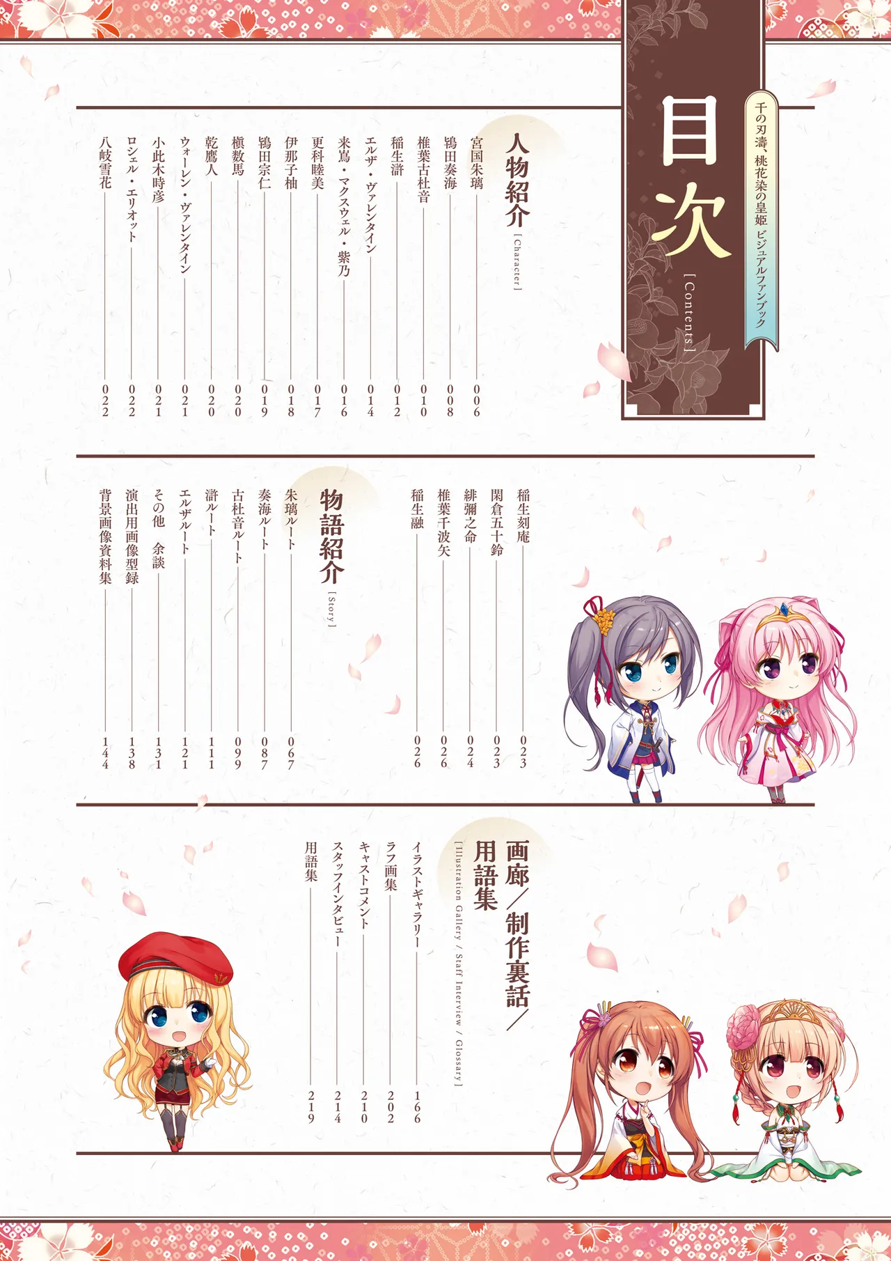 Sen no Hatou, Tsukisome no Kouki Visual Fanbook page 5 full