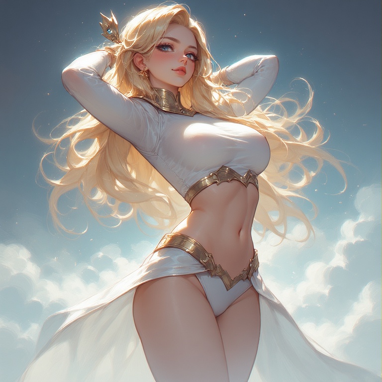 Angelic Supergirl page 1 full