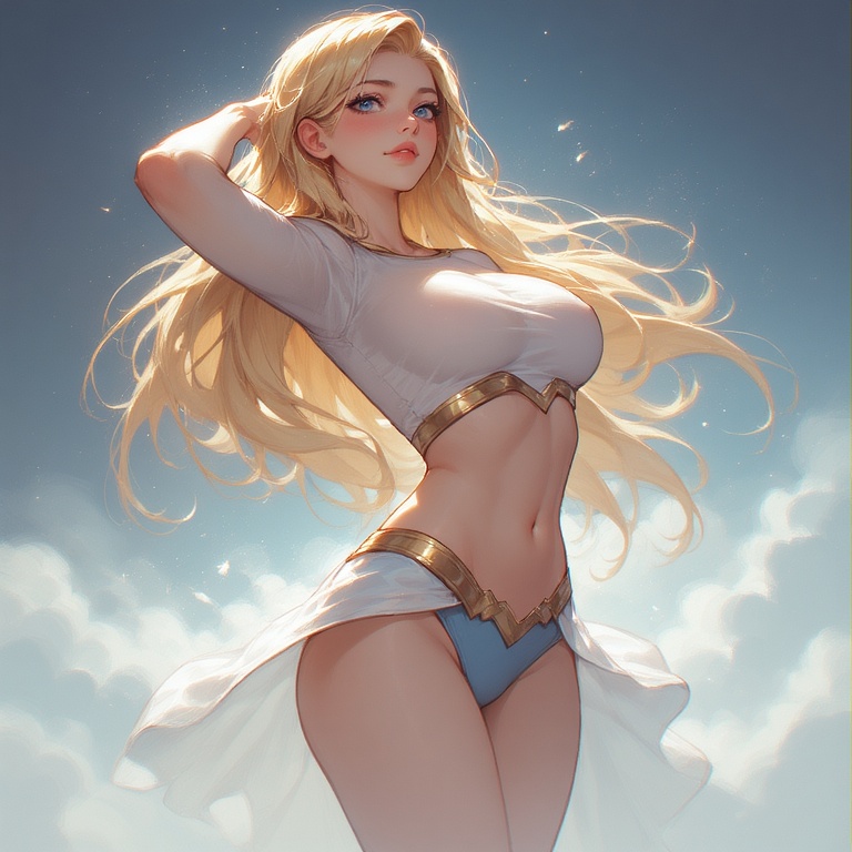 Angelic Supergirl page 5 full