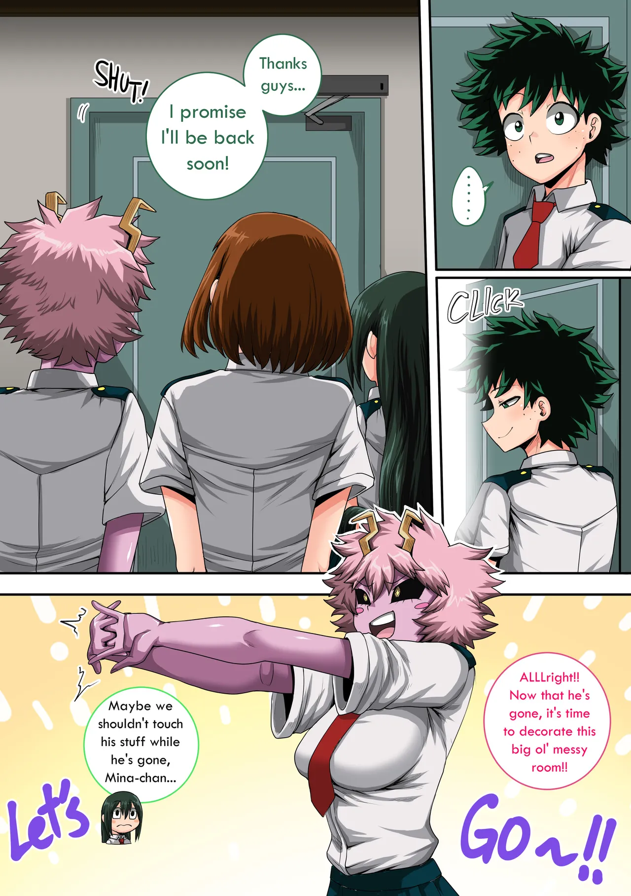 My Harem Academia Chapter 8 Part 3 Breaking into a broken heart page 12 full