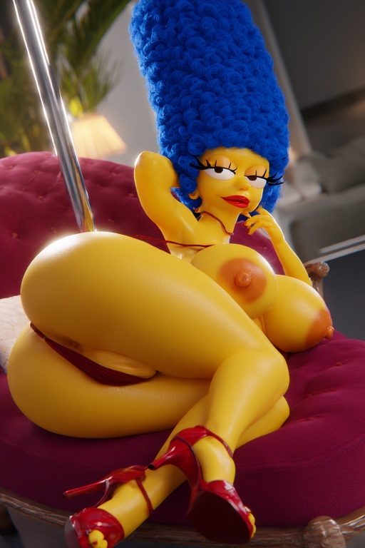 Marge Simpson On A Pole page 7 full