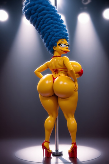 Marge Simpson On A Pole [AI Generated] cover