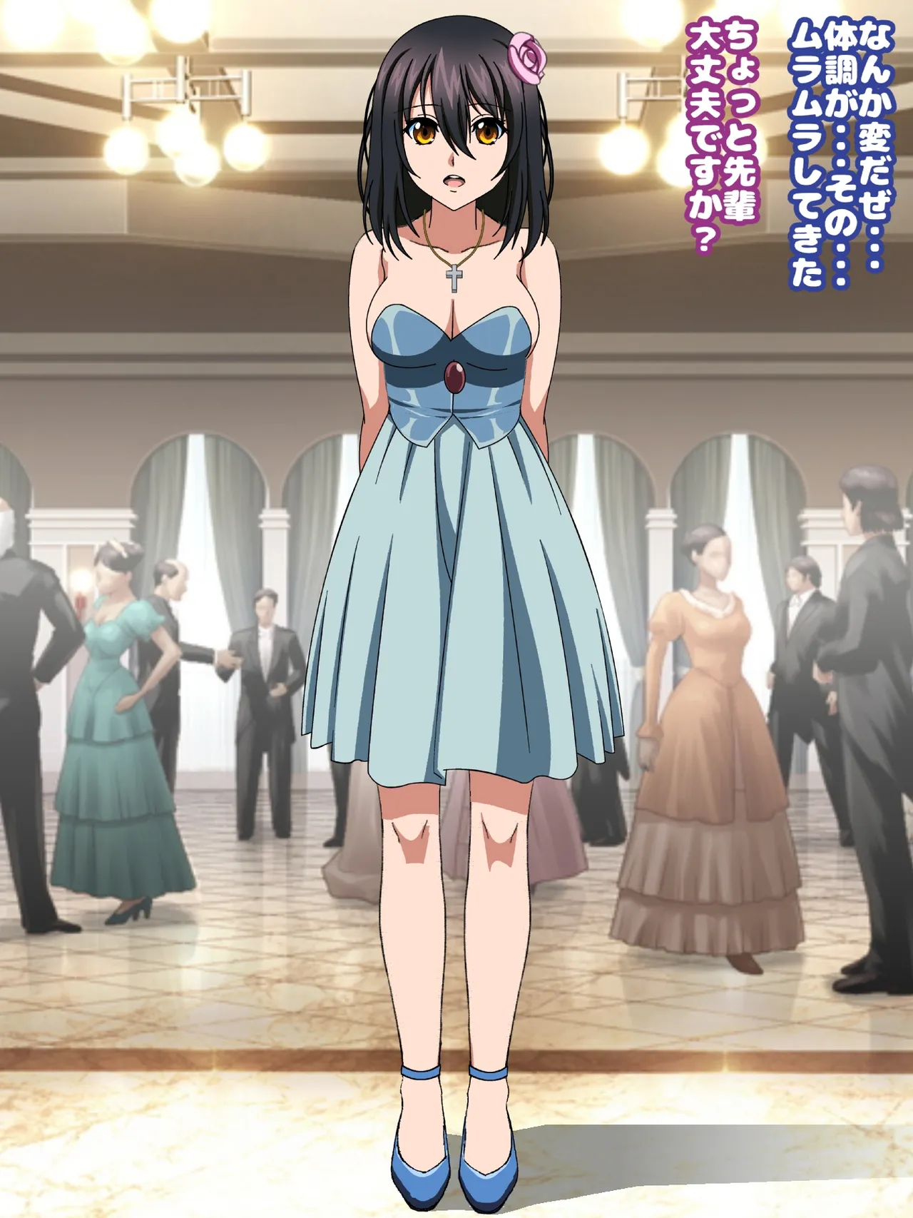 姫〇雪菜とラブラブHするCG集33 媚薬のドレス編 page 8 full