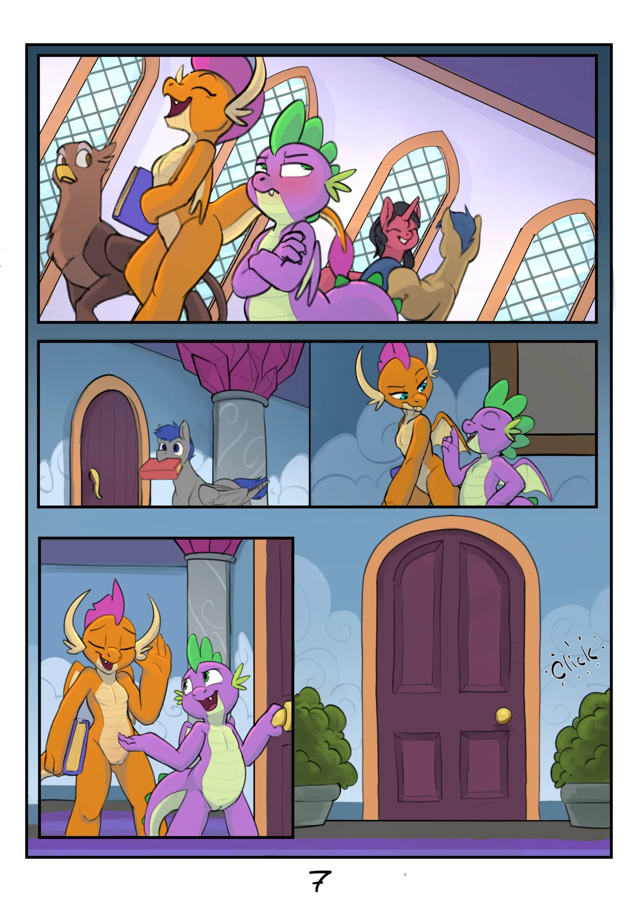 ¡Sesión intensivo de Estudio!  | MLP La Magia de la Amistad +18 page 8 full
