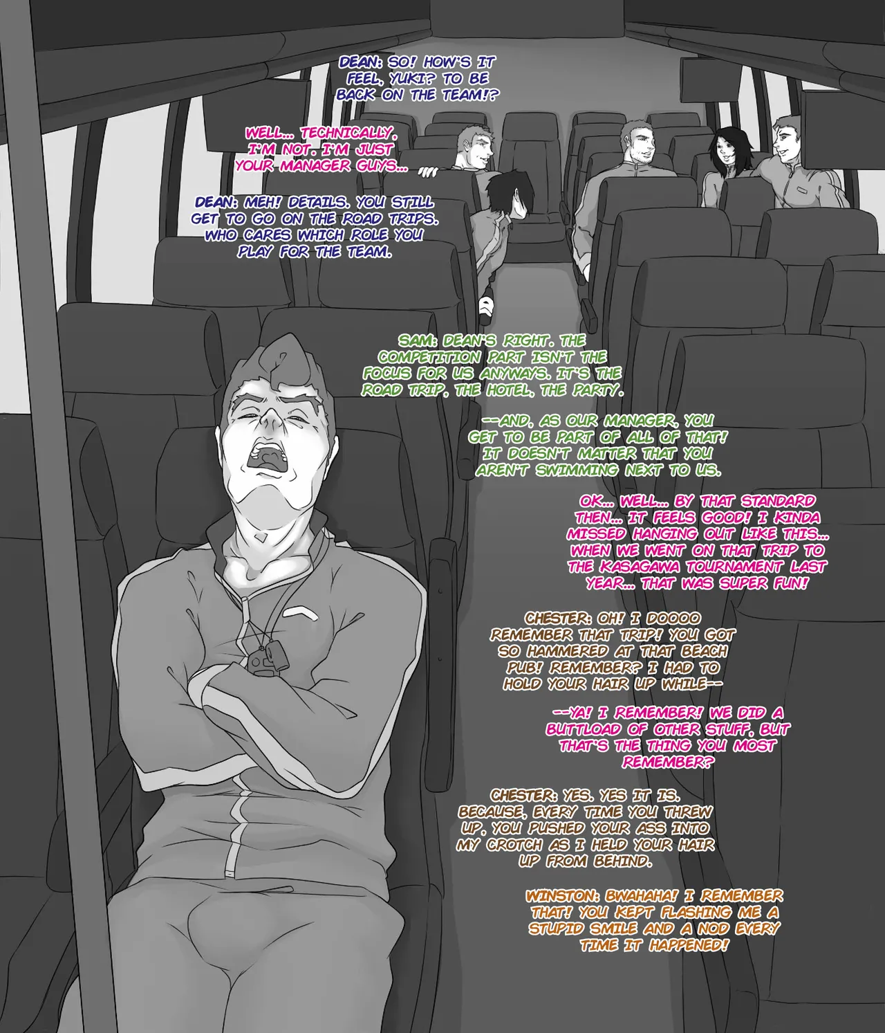 Yuki &amp; the Swim Team page 11 full