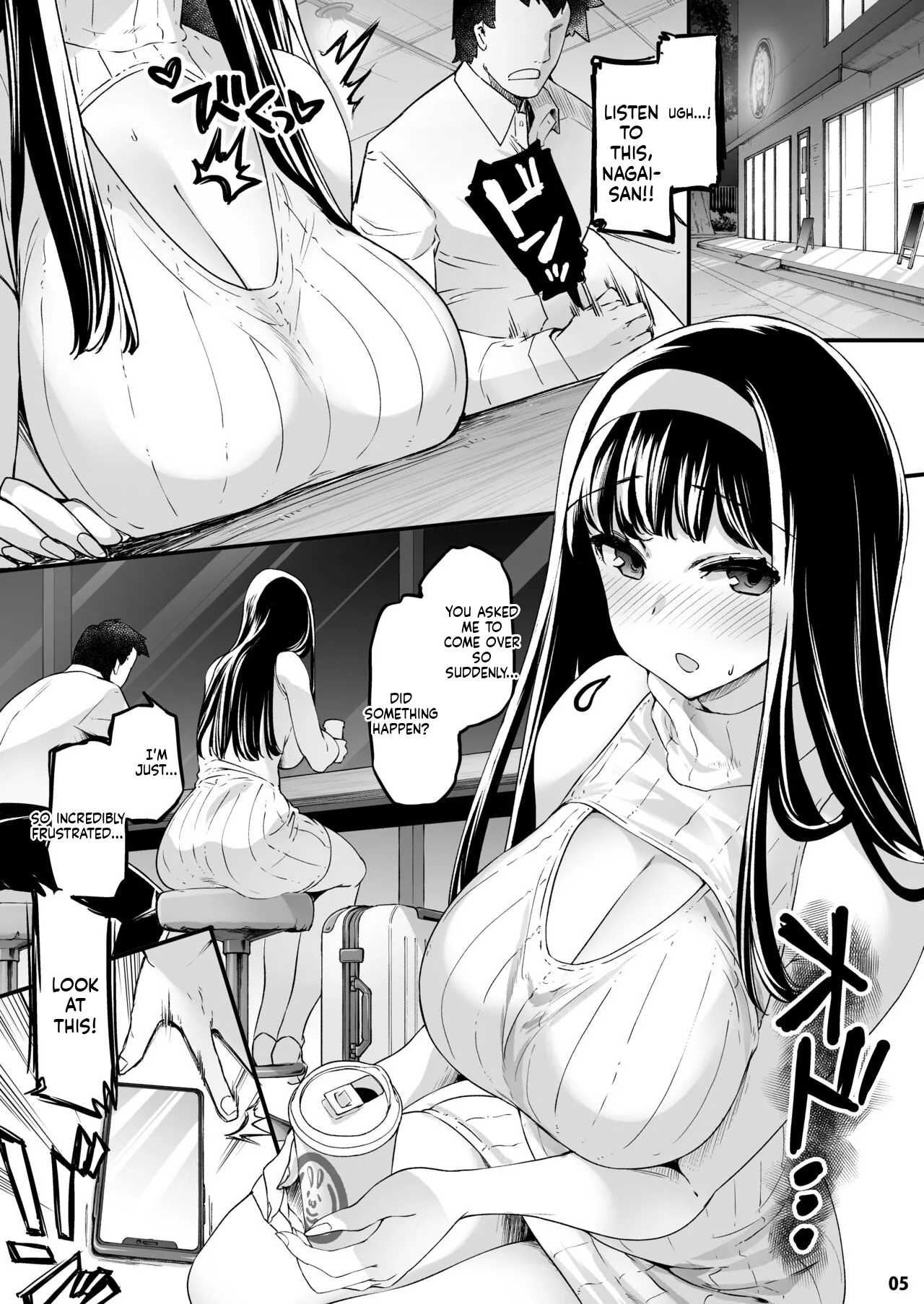 Chounyuu K-Cup Uraaka Layer ga Toumawashi ni Ore o Aoru node Yobidashi ●●● Shita page 5 full