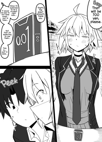 [Corundum] Id-hen de Gakusei Sekkusu wo Kitai suru Alter-san (Fate/Grand Order) [English] cover