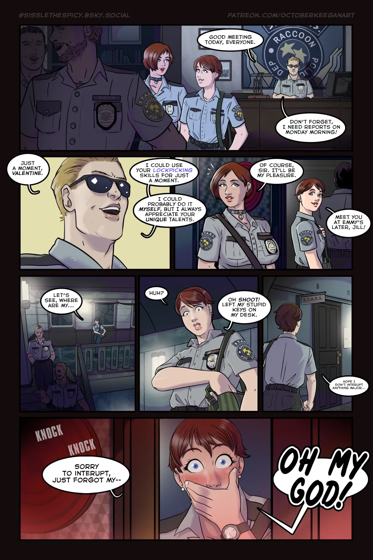 S.T.A.R.S. Office Party page 2 full