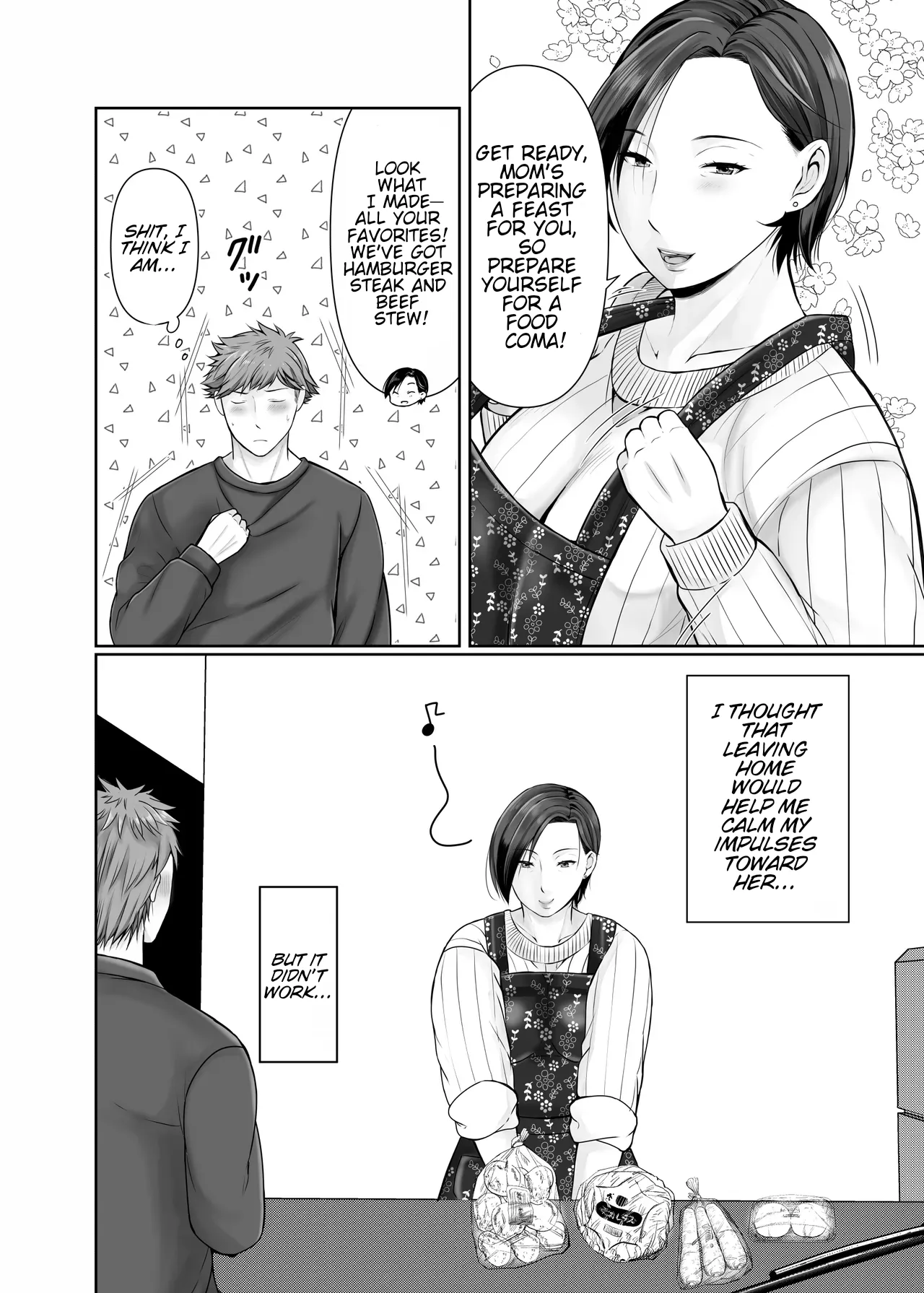 Hitorigurashi no Musuko ni Semararete... | My son, who lives on his own, talked me into it... page 5 full