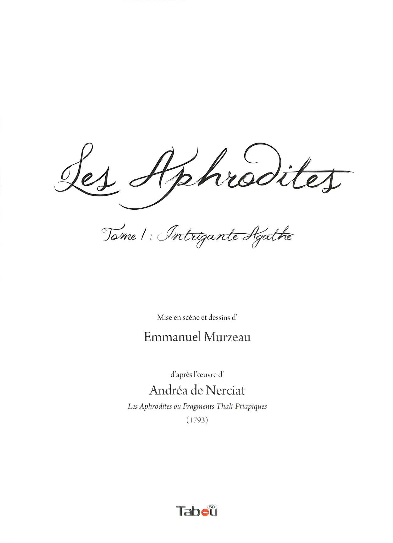 Les Aphrodites: T01 - Intrigante Agathe page 2 full