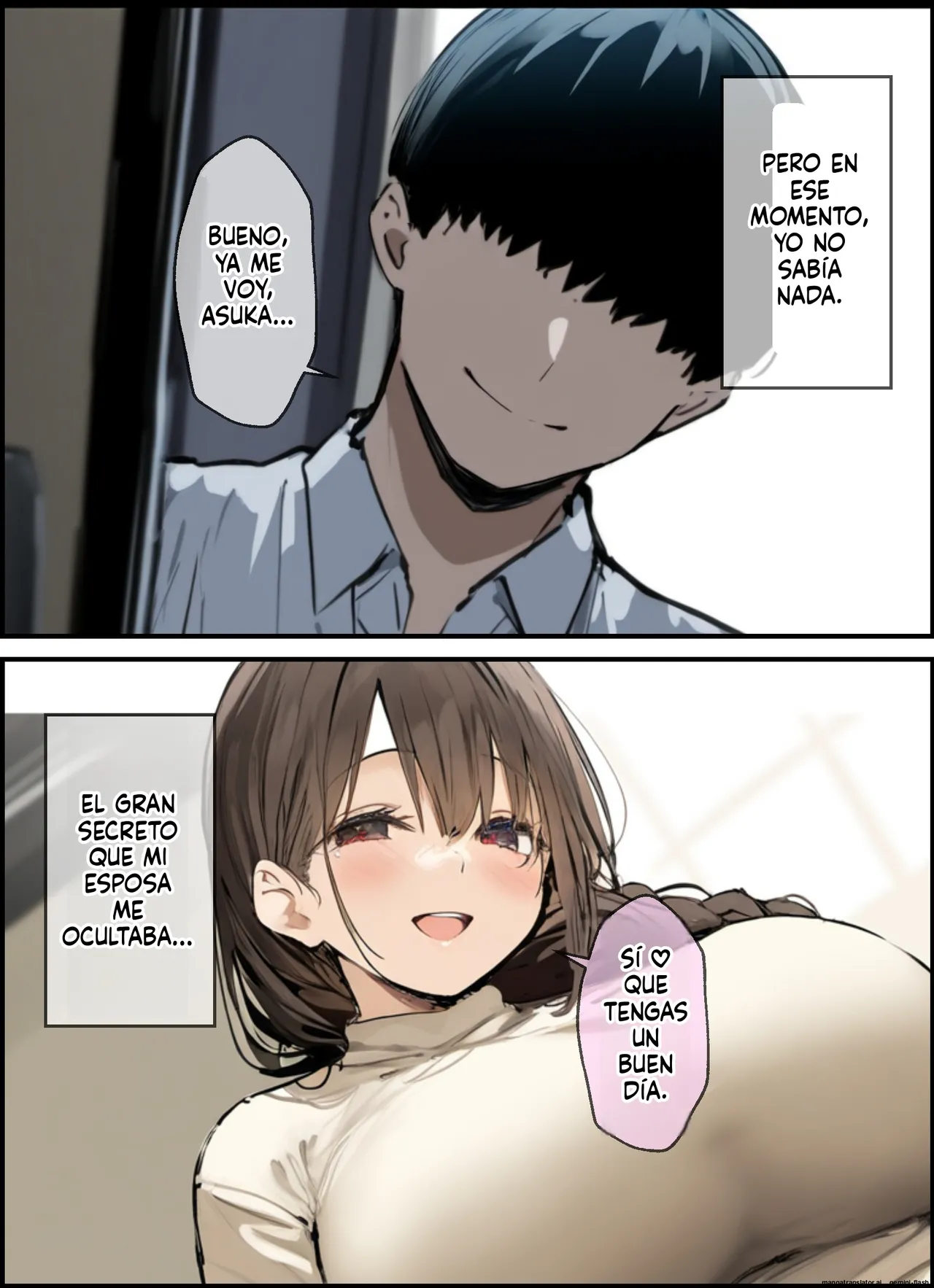 Kinpatsu charaotoko ni netora reta boku no kyonyuu seiso tsuma  MTL page 12 full