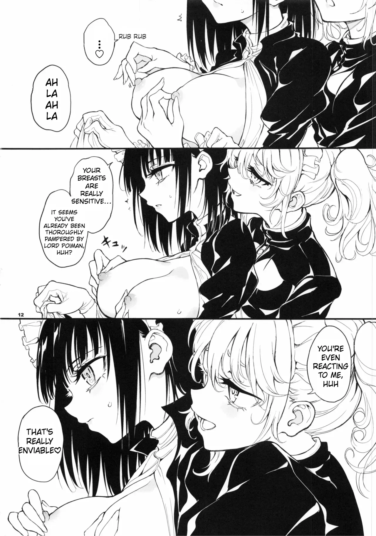 Maid Kyouiku. 9 -Botsuraku Kizoku Rurikawa Tsubaki- page 12 full