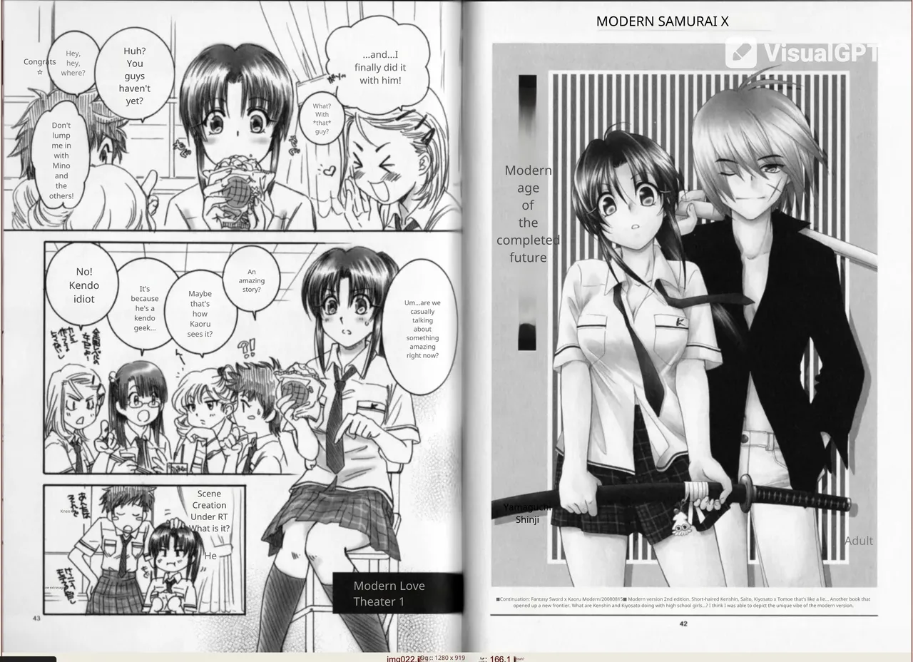 Modern Samurai X, Yamaguchirow, Shini Yamaguchi, Rurouni Kenshin page 1 full