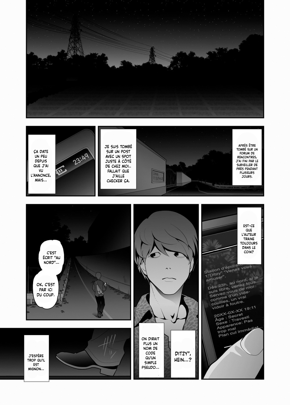 Josouko Hatten-kei ≪Haruharashi Toubu Jousuijou Hen≫ | Rencontre avec un travesti ≪La station d'épuration de Haruhara-Est≫ page 2 full