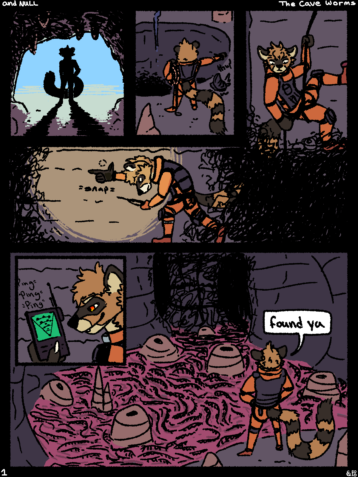 The Cave Worm page 1 full