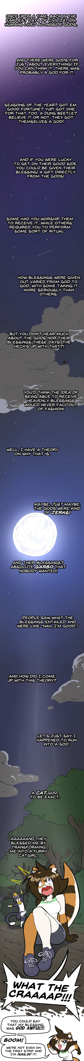 [Megazone23] A Kat’s (GOD AWFUL!!!) Blessing [Ongoing] cover