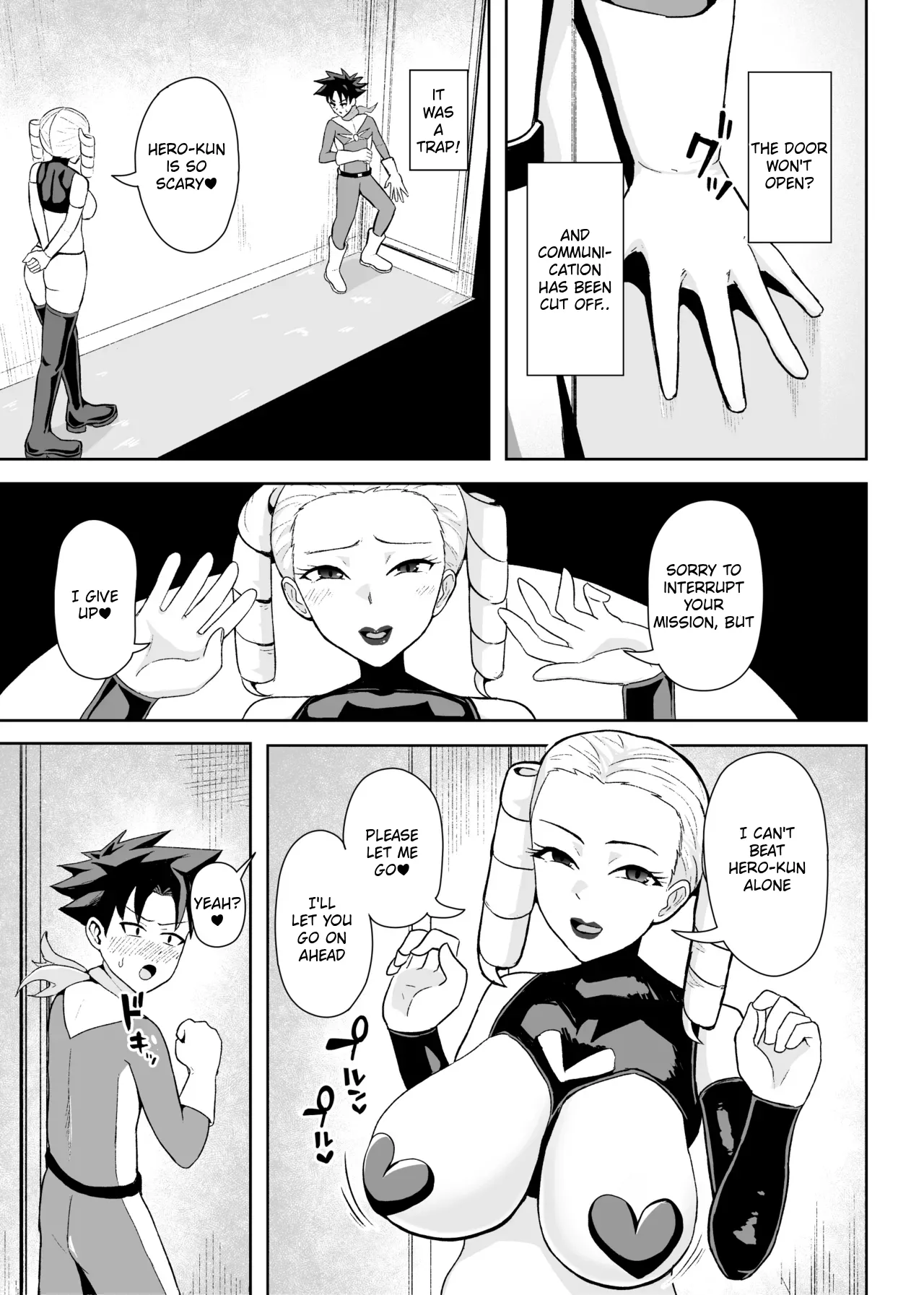 Hero wa Onna Kaijin no Yuuwaku ni Taekirezu Nakadashi Shasei page 6 full
