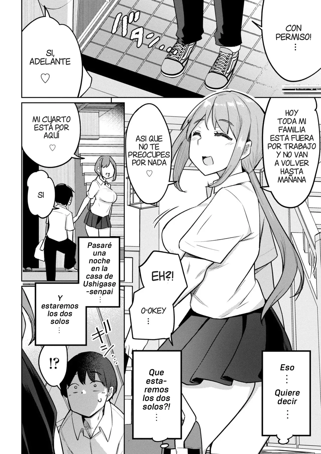Kouhai Amayakashi Harem in Fuuki Iinkai Ch. 5 | Un Kouhai mimado por un Haren en el Comite de la Moral Publica page 2 full
