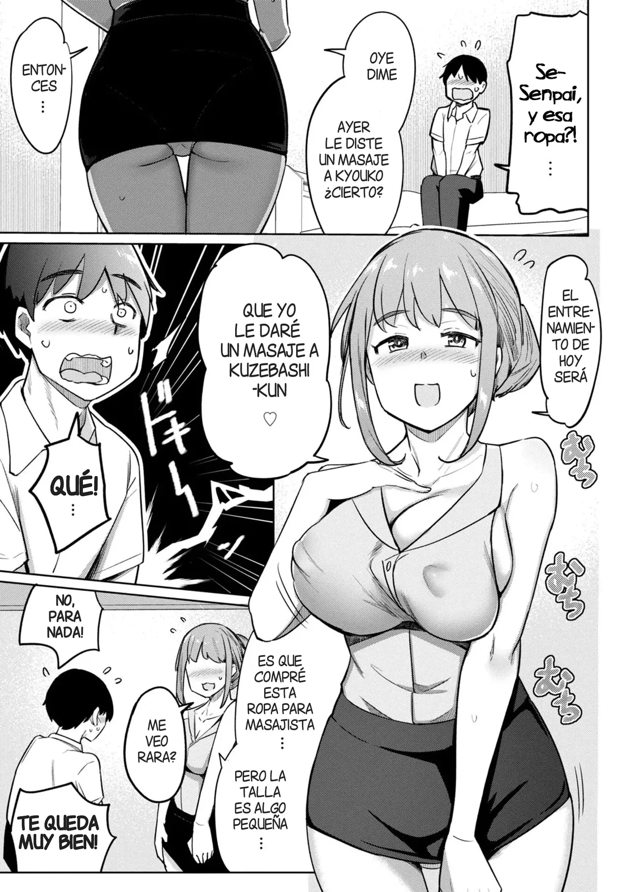 Kouhai Amayakashi Harem in Fuuki Iinkai Ch. 5 | Un Kouhai mimado por un Haren en el Comite de la Moral Publica page 5 full