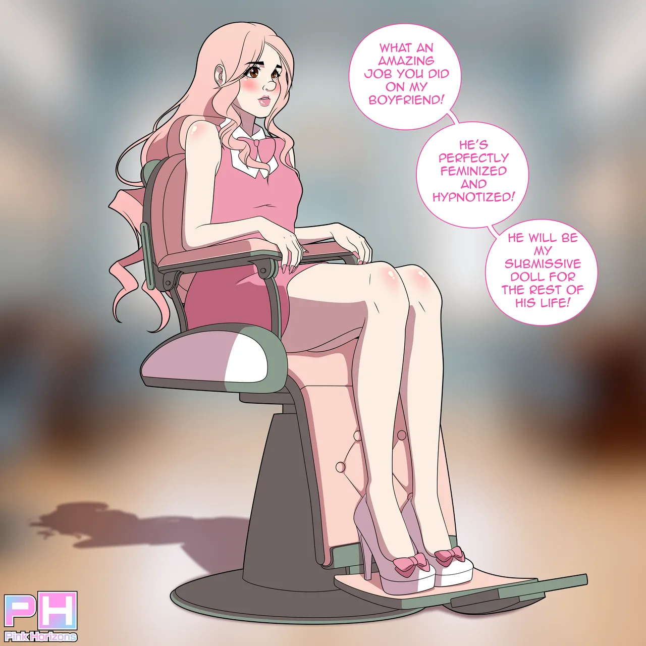 Pink Horizon Comic Panels 1 page 1 full