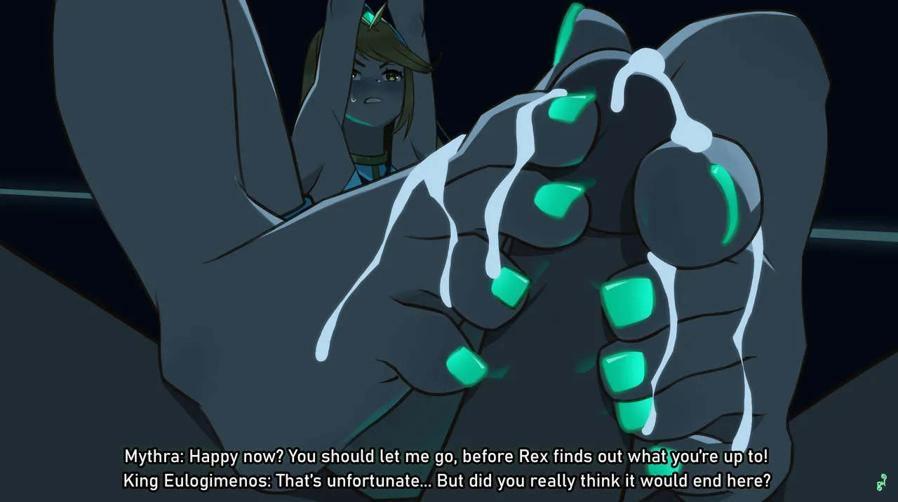 【mohoshadream】Xenoblade 2 Mythra's footjob page 11 full
