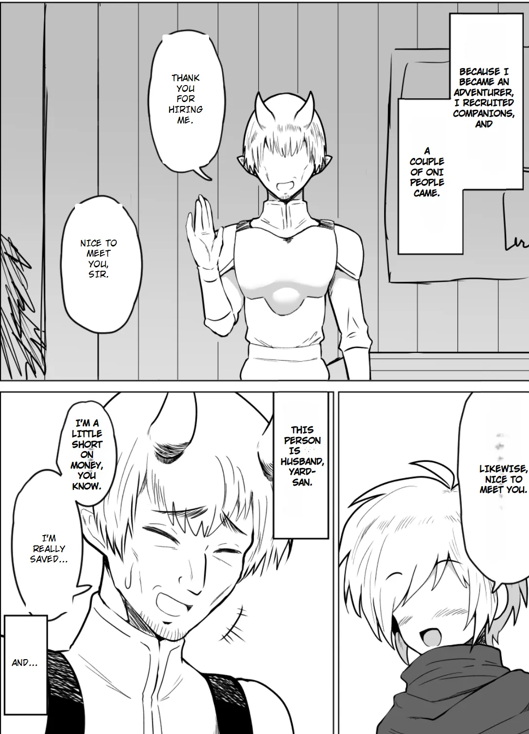NTR shota and married Oni page 1 full