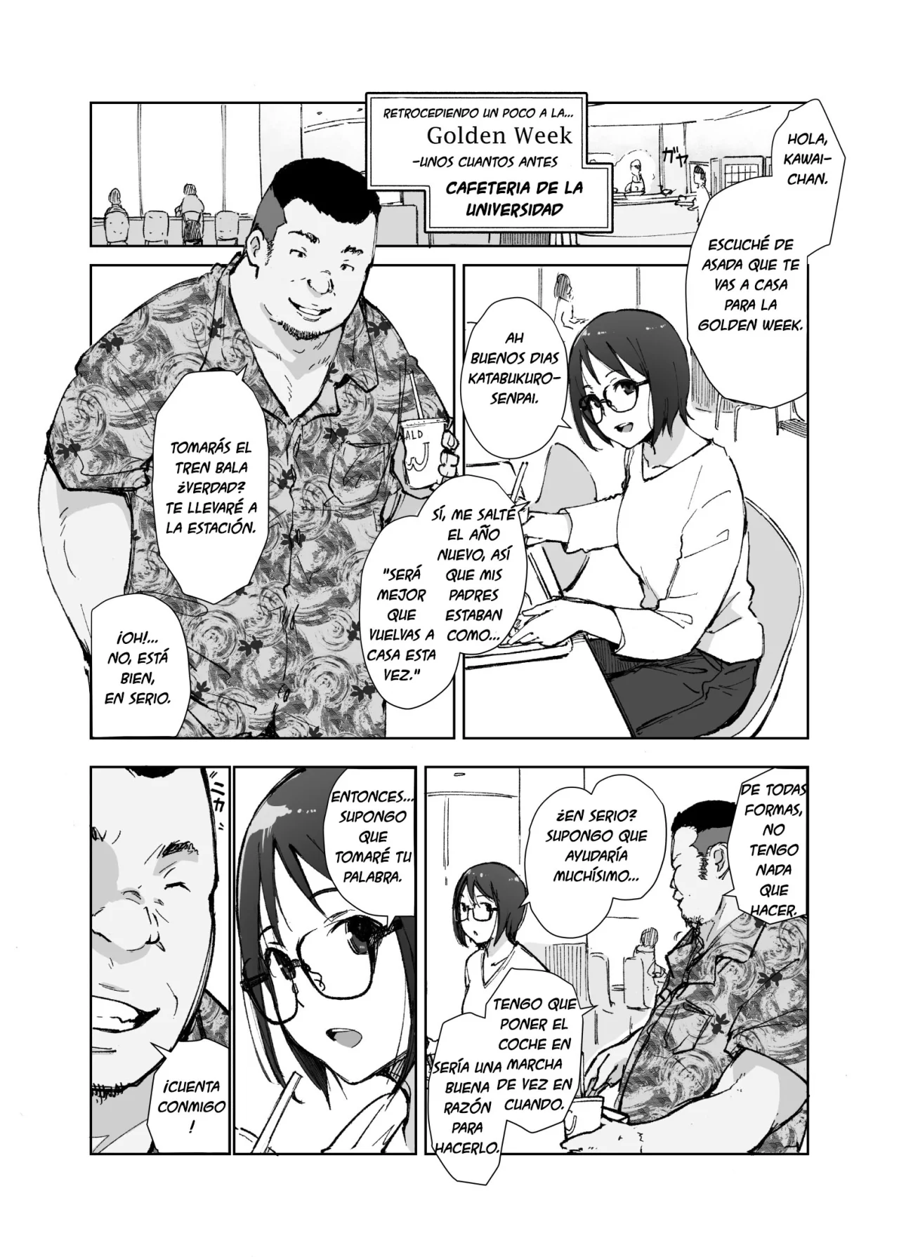 Senpai no Dekai Kuruma ga Boku no Kanojo o Nosete Hageshiku Yureru｜El Gran Auto de Senpai se Sacude Violentamente con Mi Novia Abordo page 3 full